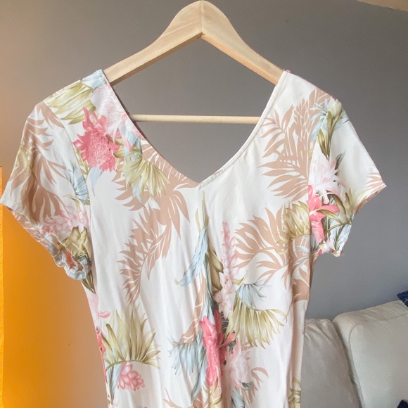 Tropical Long Vintage Dress - Picture 4 of 4